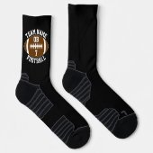 Football Player Custom Team en Player Name Sports Sokken (Rechts)