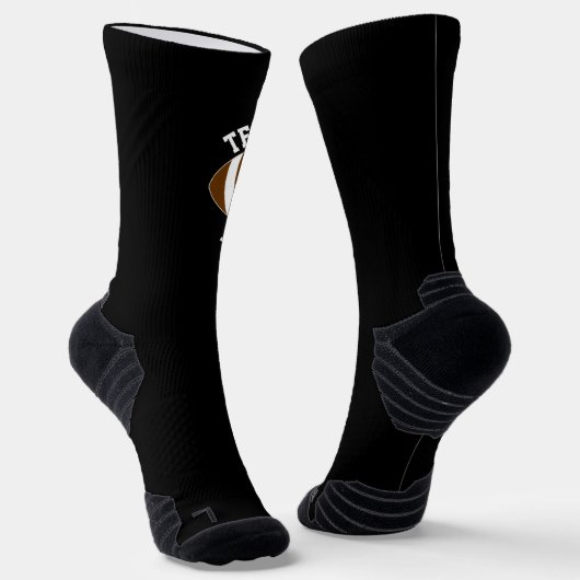 Football Player Custom Team en Player Name Sports Sokken (Gebogen)