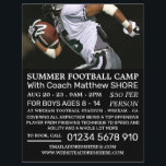 Football Player, Football Camp Adverteren Flyer<br><div class="desc">De Speler van het football,  de Camp van het Football Adverteren broers door de opslag van het Visitekaartje.</div>