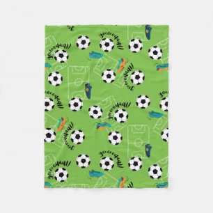 Football Player   Football is groot Fleece Deken