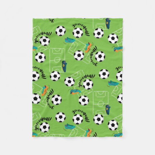 Football Player | Football is groot Fleece Deken (Voorkant)