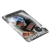 Football Player-fotosjabloon Magneet (Rechterzijde)