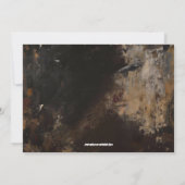 Football Player Game Day Party Kaart (Achterkant)