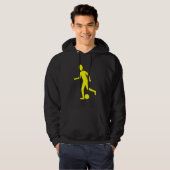 Football Player - Geel Hoodie (Voorkant volledig)