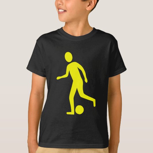 Football Player - Geel T-shirt (Voorkant)