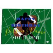 FOOTBALL Player Gift Bag HAMbyWG Groot Cadeauzakje (Voorkant)