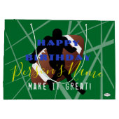 FOOTBALL Player Gift Bag HAMbyWG Groot Cadeauzakje (Achterkant)