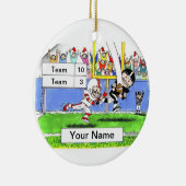 Football Player - Mannelijk Keramisch Ornament (Rechts)