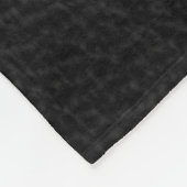 Football Player met Quarterback Black Silver Fleece Deken (Hoek)