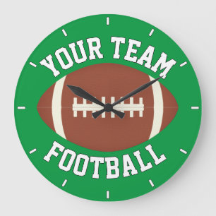 Football Player of Coach Custom Team Name Sports Grote Klok