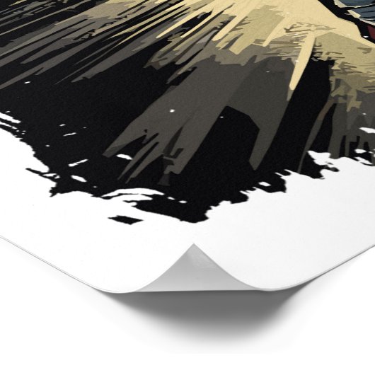 ← Football Player Portret Abstracte Vector NFL Poster (Hoek)