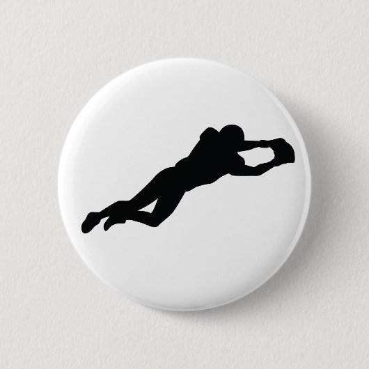 Football Player Ronde Button 5,7 Cm (Voorkant)