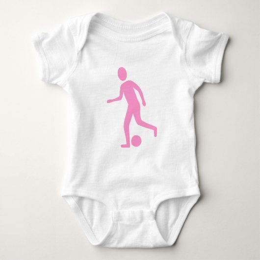 Football Player - Roze Romper (Voorkant)