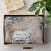 Football Player schilderij Tissuepapier (Geschenk)