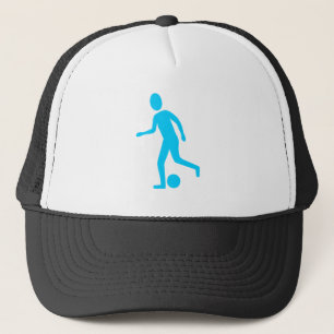 Football Player - Sky Blue Trucker Pet