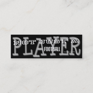 Football Player - Social Media Persoonlijke Kaart Mini Visitekaartje
