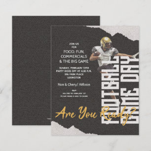 Football Player-speldag voor budget - zwarte uitno