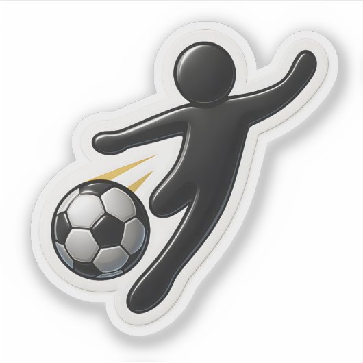 Football Player Sticker (Voorkant)