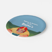 Football Player Super Fan Game Day Papieren Bordje (Gekanteld)