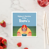 Football Player Super Fan Game Day Servet (Insitu)