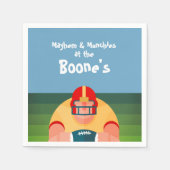 Football Player Super Fan Game Day Servet (Voorkant)