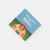 Football Player Super Fan Game Day Servet (Hoek)