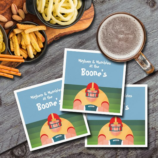 Football Player Super Fan Game Day Servet