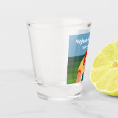 Football Player Super Fan Game Day Shot Glas (Links)