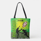 Football Player Tote Bag (Achterkant)