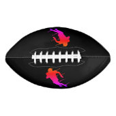 Football Player Touchdown Zwart en Fluorescent (Voorkant)