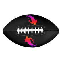 Football Player Touchdown Zwart en Fluorescent
