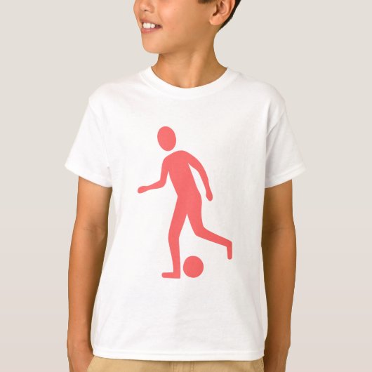 Football Player - Tropisch roze T-shirt (Voorkant)