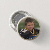 Football Player voegt eigen foto toe Ronde Button 3,2 Cm (Voorkant /achterkant)