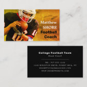 Football Player, voetballer, Football coach Visitekaartje (Voorkant / Achterkant)