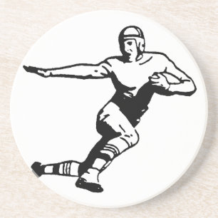 Football Player Zandsteen Onderzetter