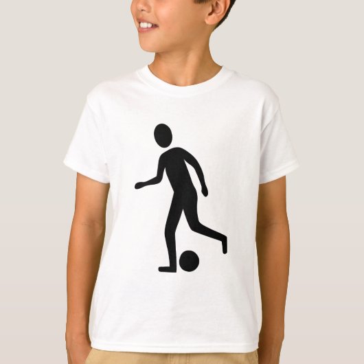 Football Player - zwart T-shirt (Voorkant)