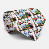 Football players necktie stropdas (Opgerold)