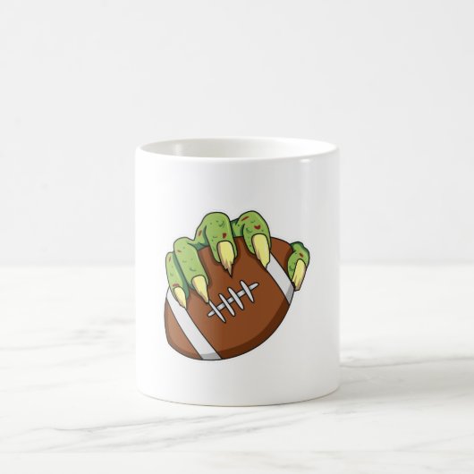 Football pompoen gezicht koffiemok (Center)