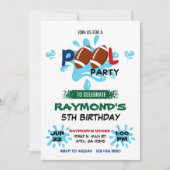 Football Pool Party Verjaardag Kaart (Voorkant)