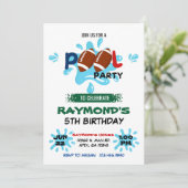 Football Pool Party Verjaardag Kaart (Staand voorkant)