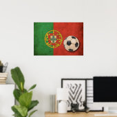  Football Portugal Poster (Thuiskantoor)