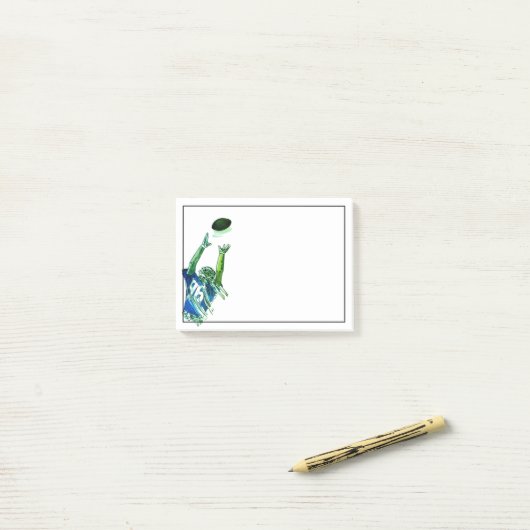 Football Post-it-Notes Post-it® Notes (Op bureau)