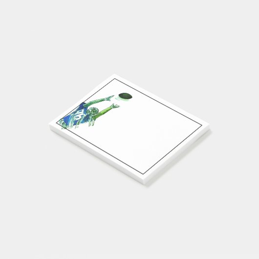 Football Post-it-Notes Post-it® Notes (Schuin)