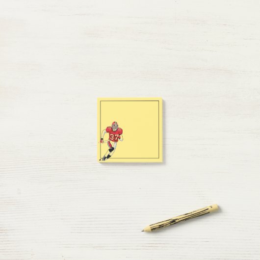 Football Post-it-Notes Post-it® Notes (Op bureau)