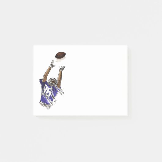 Football Post-it-Notes Post-it® Notes (Voorkant)