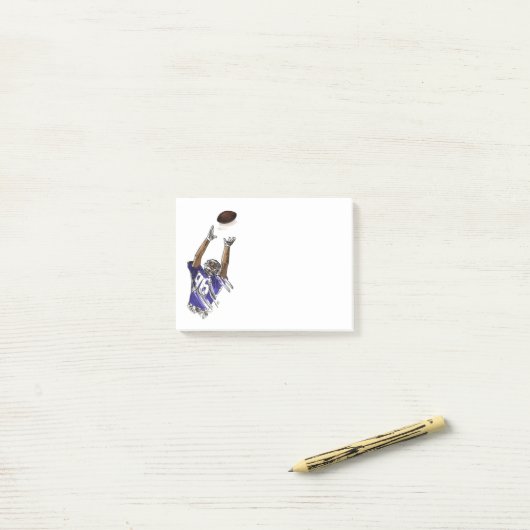 Football Post-it-Notes Post-it® Notes (Op bureau)