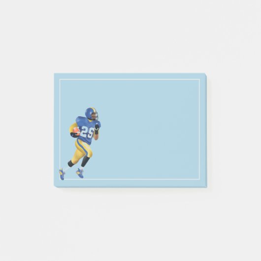 Football Post-it-Notes Post-it® Notes (Voorkant)