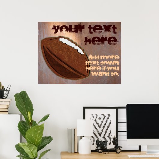 Football Poster (Thuiskantoor)