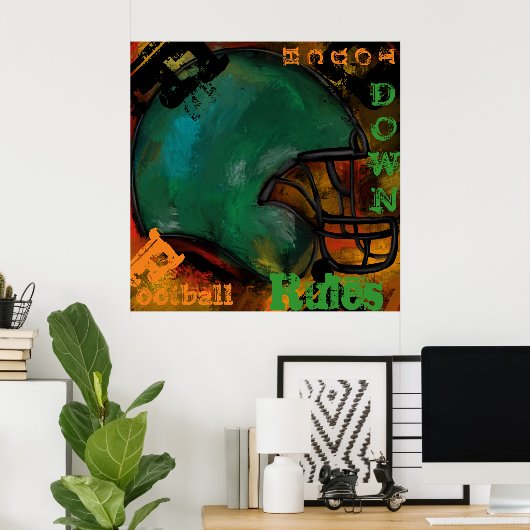 FOOTBALL POSTER (Thuiskantoor)