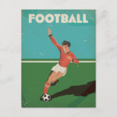  Football Poster Briefkaart (Voorkant)